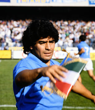 Fotboll, Serie A, Napoli -  Atalanta BC, Diego Maradona,