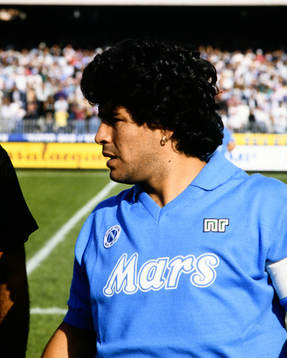 Fotboll, Serie A, Napoli -  Atalanta BC, Diego Maradona,