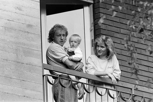 Robert Prytz med sin fru Joyce och dotter