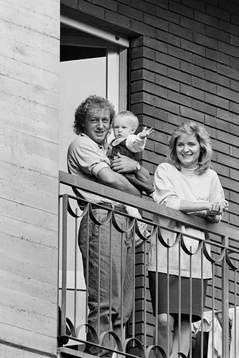 Robert Prytz med sin familj