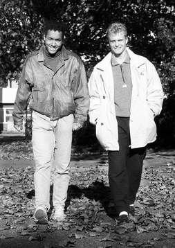 Martin Dahlin och Jonas Thern