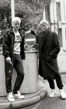 Peter Larsson och Glenn Hysén