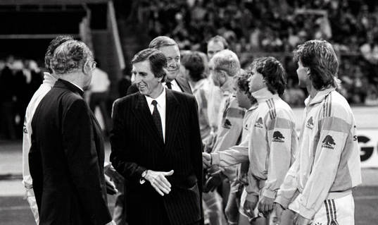 Hans Holmqvist och Lennart Johansson