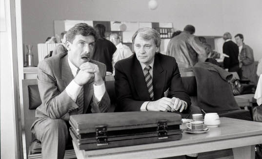 Olle Nordin, förbundskapten, Sverige och Bobby Robson,