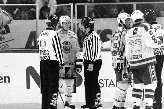 Lite diskussion med domarna