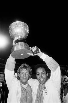 Håkan Lindman och Martin Dahlin, Malmö jublar