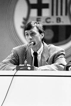 Johan Cruyff, tränare i Barcelona
