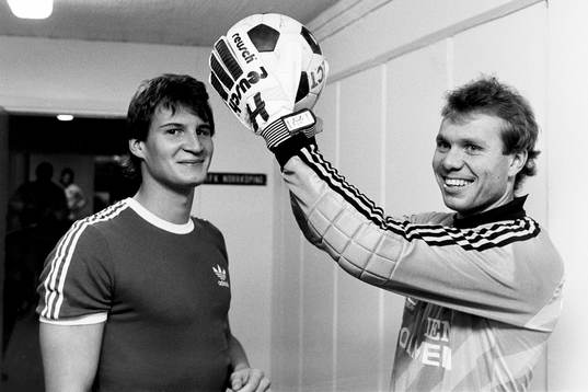 Markus Törnvall och Lars Eriksson, målvakt i Norrköping