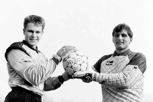 Petri Jakonen och Jonny Fedel, målvakter i Malmö
