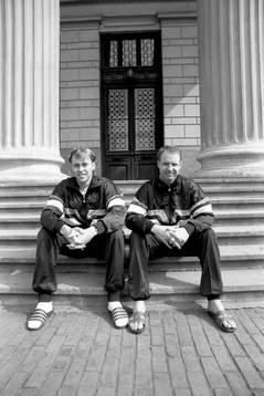 Ola Svensson och Andreas Ravelli på stan