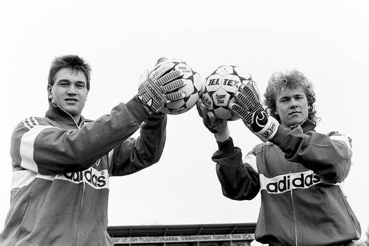 Bengt Anderson och Pär Roddar, målvakter i Brage