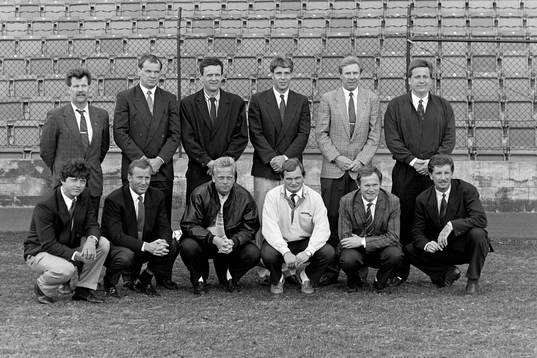 Bakre raden fr. v: XX, Brage, Sanny Åslund, AIK, Lennart