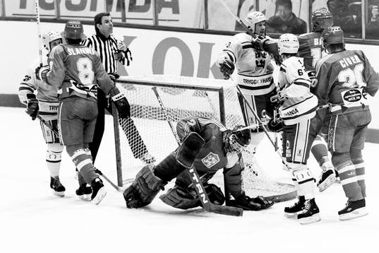 Bråk framför