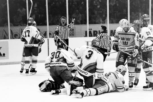Ishockey, Sverige - Finland, 3-2