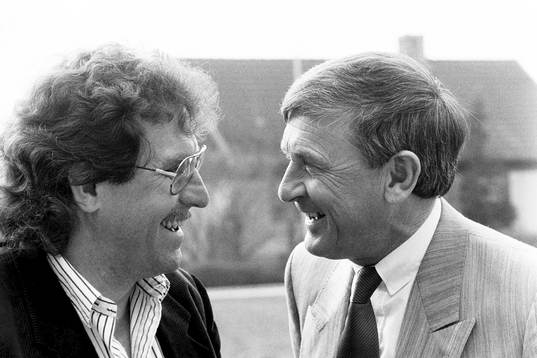 Peter Antoine, tränare i Karlskrona och Rolf Svensson,
