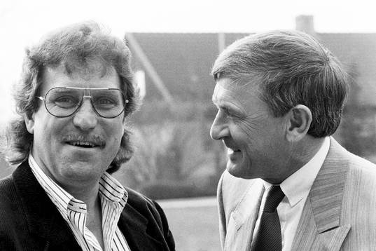 Peter Antoine, tränare i Karlskrona och Rolf Svensson,