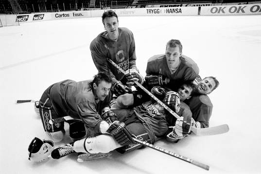 Tommy Samuelsson, Fredrik Olausson, Tomas Sandström.