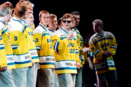 Håkan Södergren, Sverige leder VM-låten