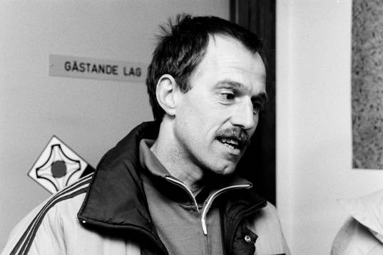 En nöjd Börje Axelsson, tränare i Kalmar