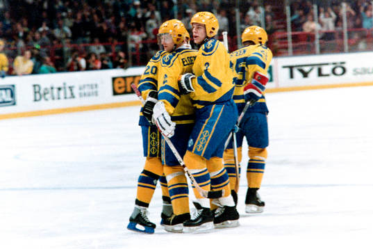 Anders Eldebrink och Tommy Albelin, Sverige