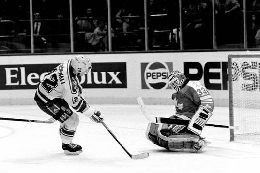 Johan Strömwall, Sverige fri med Grant Fuhr, målvakt i