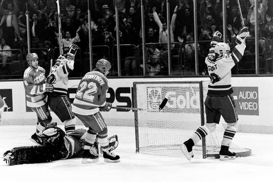 Vladimir Konstantinov och Sergej Mylnikov, målvakt i