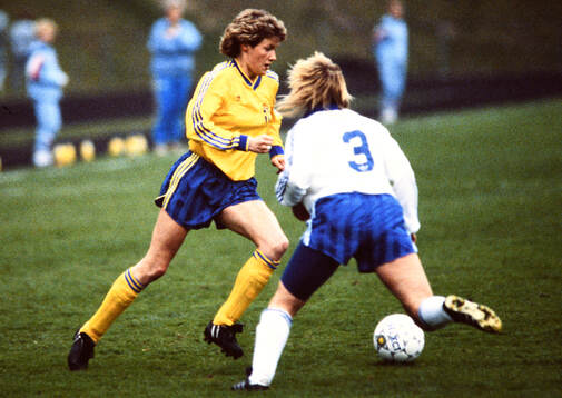 Fotboll, Dam, Landskamp, Sverige - Finland 4-1 (Bromölla
