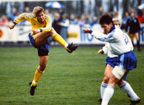 Fotboll, Dam, Landskamp, Sverige - Finland 4-1 (Bromölla