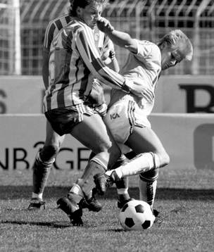 Anders Johansson, Halmstad med bollen