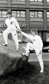Anders Limpar och Mats Magnusson