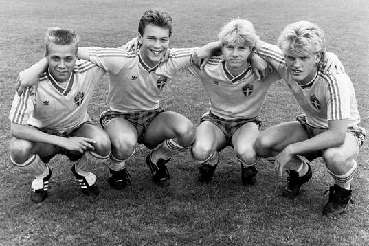 Ulf Lilius, Patrik Andersson, Henrik Nilsson och Rasmus