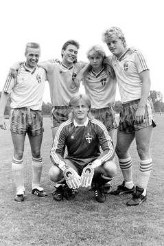 Ulf Lilius, Patrik Andersson, Henrik Nilsson och Rasmus