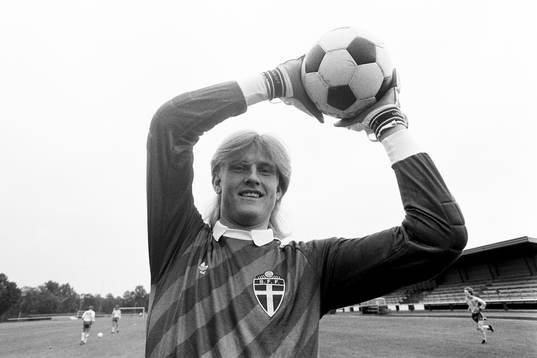 Sveriges målvakt Mats Svensson