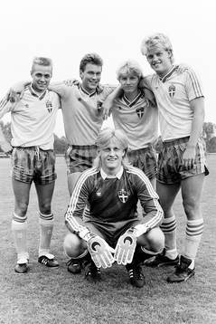 Ulf Lilius, Patrik Andersson, Henrik Nilsson och Rasmus