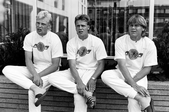 Klas Ingesson, Niclas Larsson och Joakim Nilsson