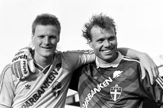 Peter Lönn och Lars Eriksson, målvakt