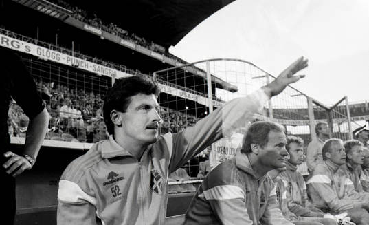 Olle Nordin, förbundskapten och Kent Karlsson,