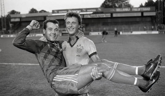 Stefan Rehn och Roger Ljung, Sverige, jubel, glädje