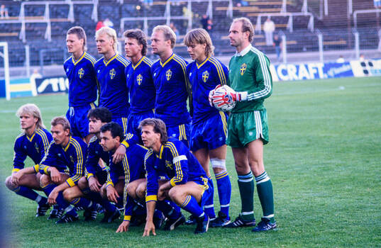 Fotboll, Träningslandskamp i Köpenhamn, Brasilien -