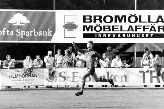 Elfsborgs Stefan Andreasson jublar