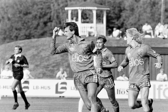 Elfsborgs Lennart Johansson jublar