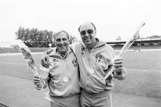 Georg Ericson och Lars Arnesson, förbundskaptener i Sverige