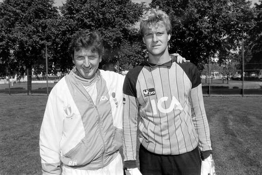 Roy Hodgson, tränare och Roger Svensson, målvakt