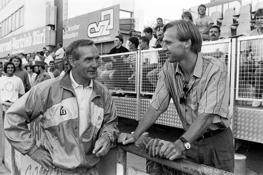 Tord Grip, tränare i Young Boys och Dan Corneliusson,