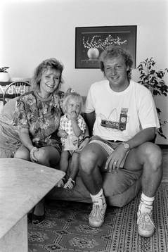 Robert Prytz med fru Joyce och dotter