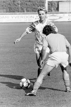 Caspar Paukstadt på träning