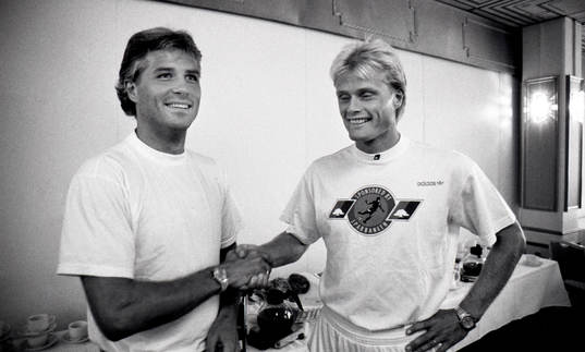 Glenn Hysén och Peter Larsson, Sverige
