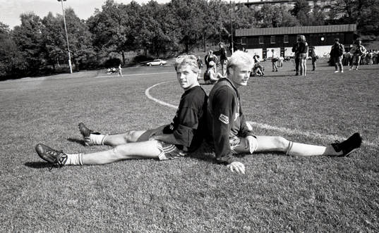 Glenn Hysén och Peter Larsson