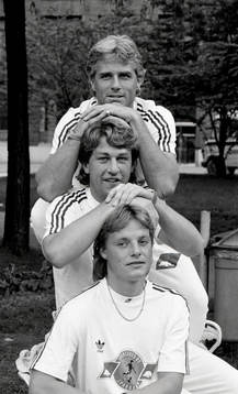 Glenn Hysén, Sven Andersson, målvakt och Stefan Schwarz
