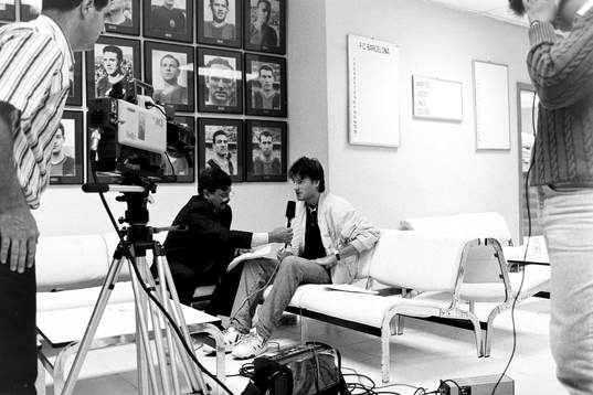 Michael Laudrup, Barcelona i en intervju